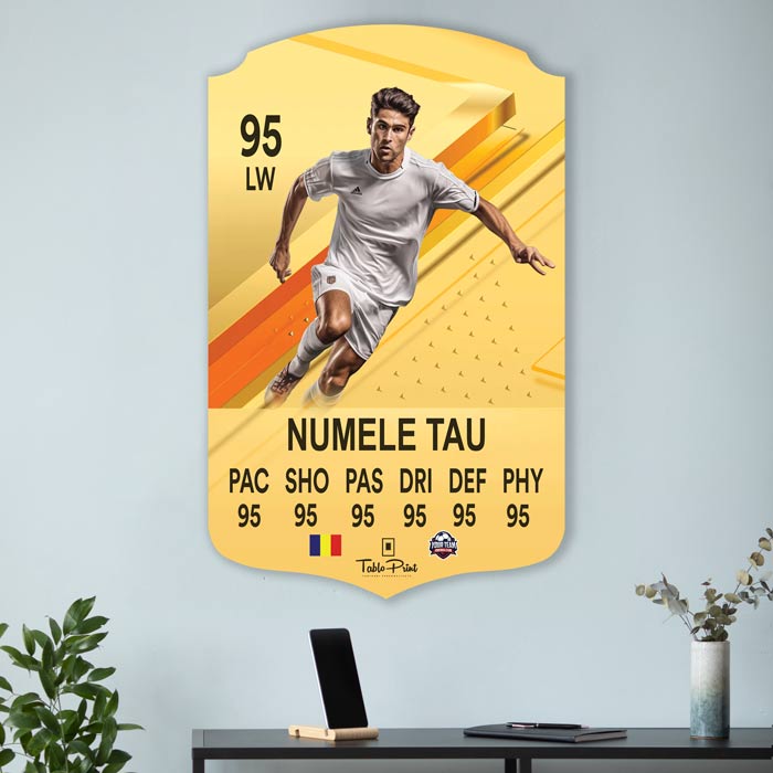 Card FIFA Personalizat cu Poza Ta și Statisticile Dorite Cadoul Perfect pentru Pasionații de FIFA și Fotbal!