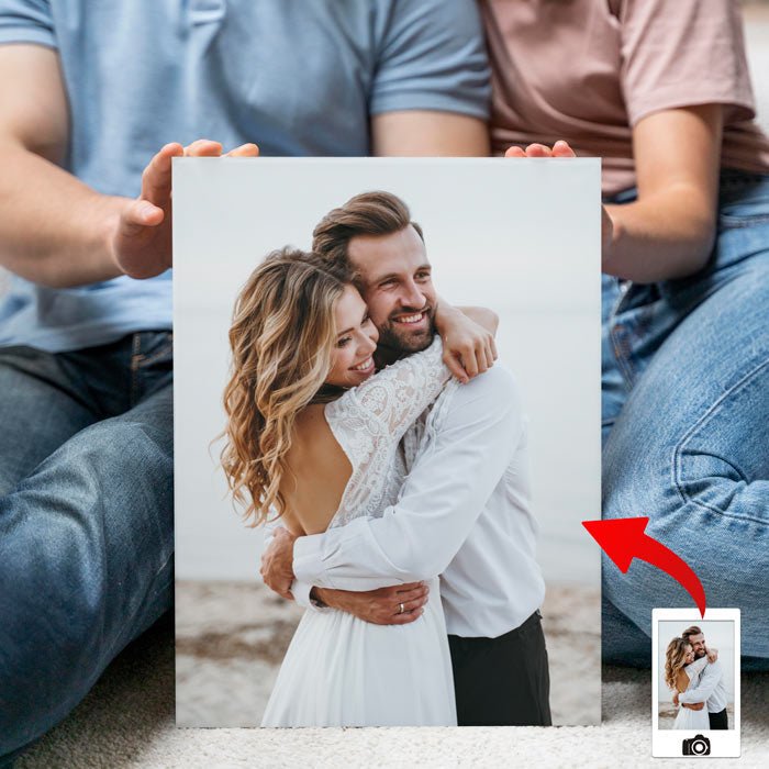 Tablou canvas personalizat cu fotografia unui cuplu – cadou decorativ, TabloPrint