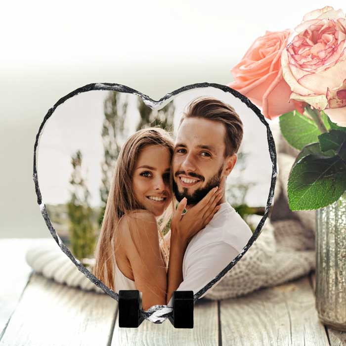 Rama Personalizata Roca Vulcanica in forma de inima - TabloPrint