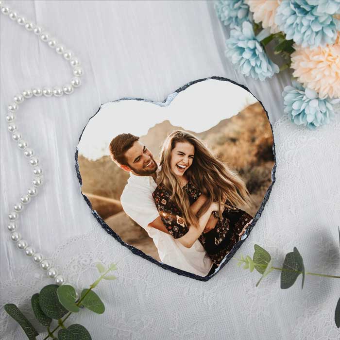 Rama Personalizata Roca Vulcanica in forma de inima - TabloPrint