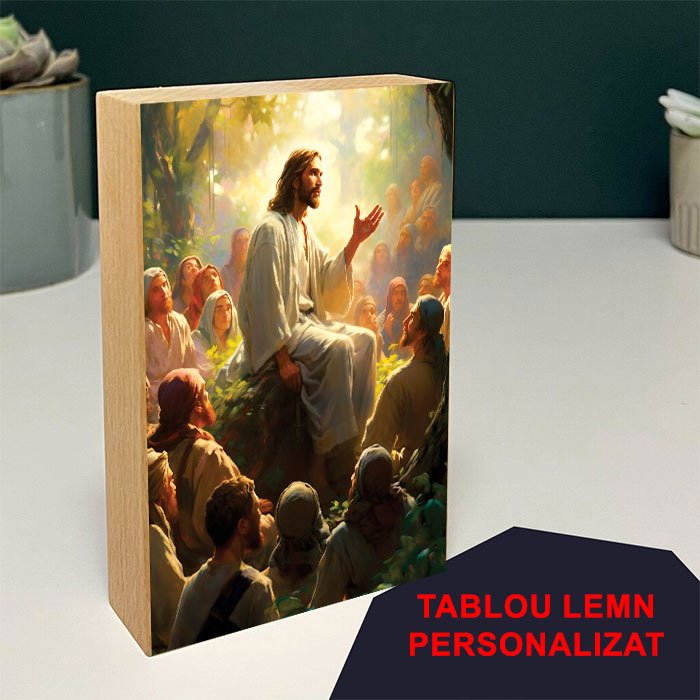Tablou Lemn Iisus model 11 - TabloPrint