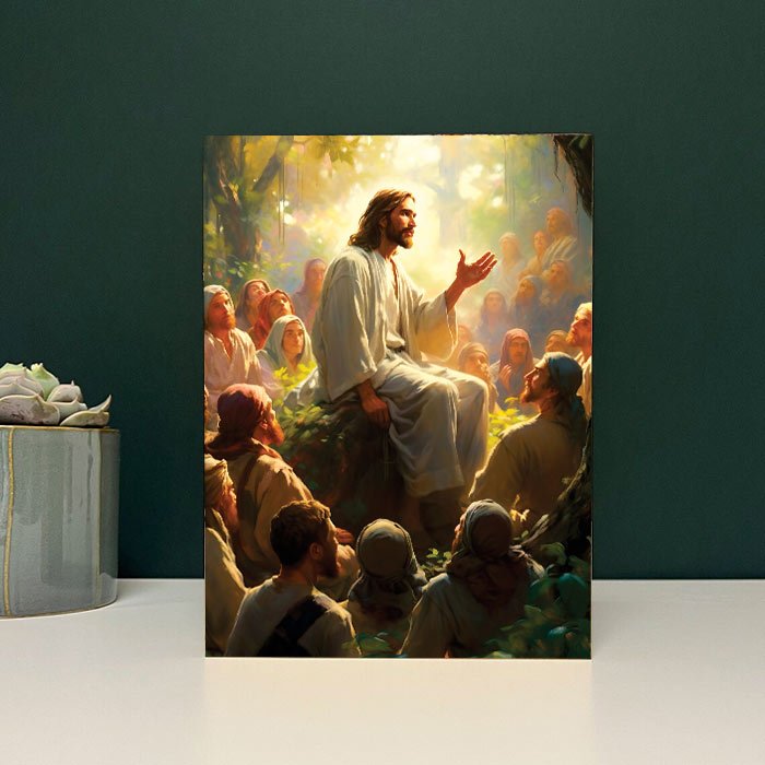 Tablou Lemn Iisus model 11 - TabloPrint