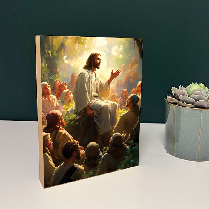 Tablou Lemn Iisus model 11 - TabloPrint