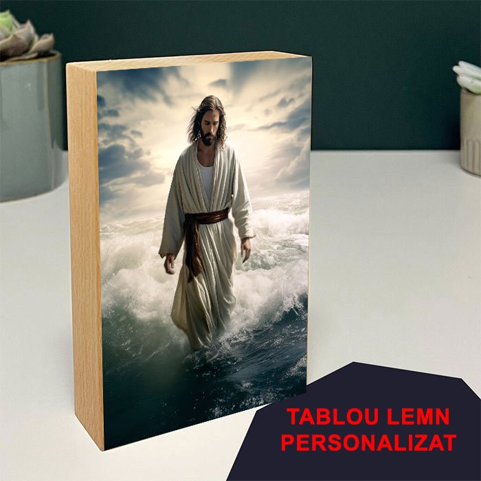 Tablou Lemn Iisus model 13 - TabloPrint