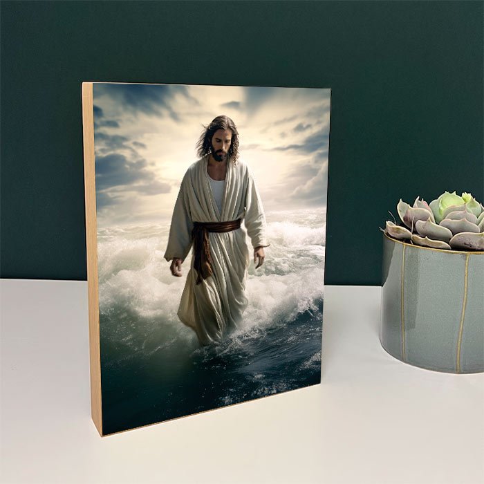 Tablou Lemn Iisus model 13 - TabloPrint