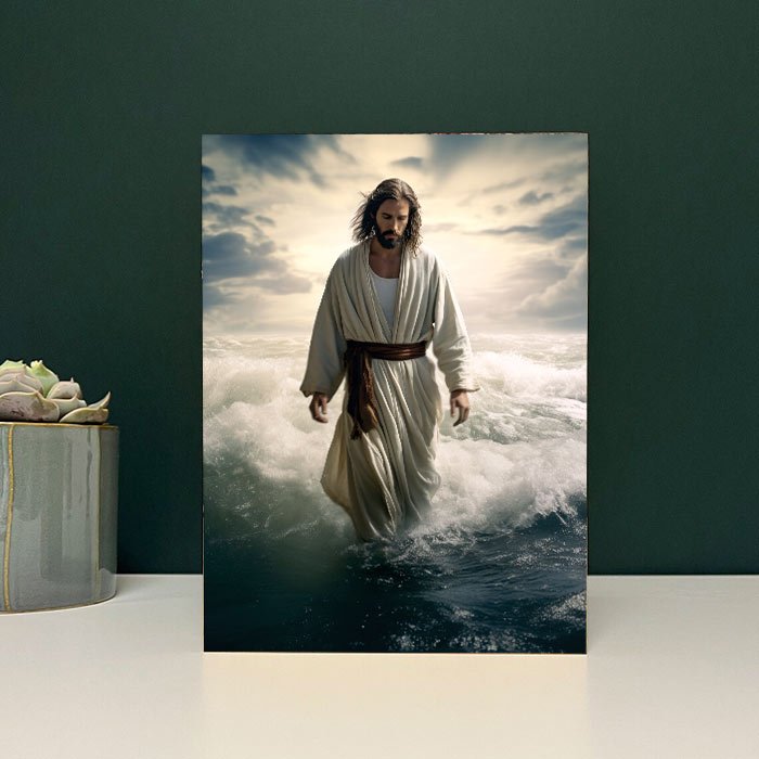 Tablou Lemn Iisus model 13 - TabloPrint