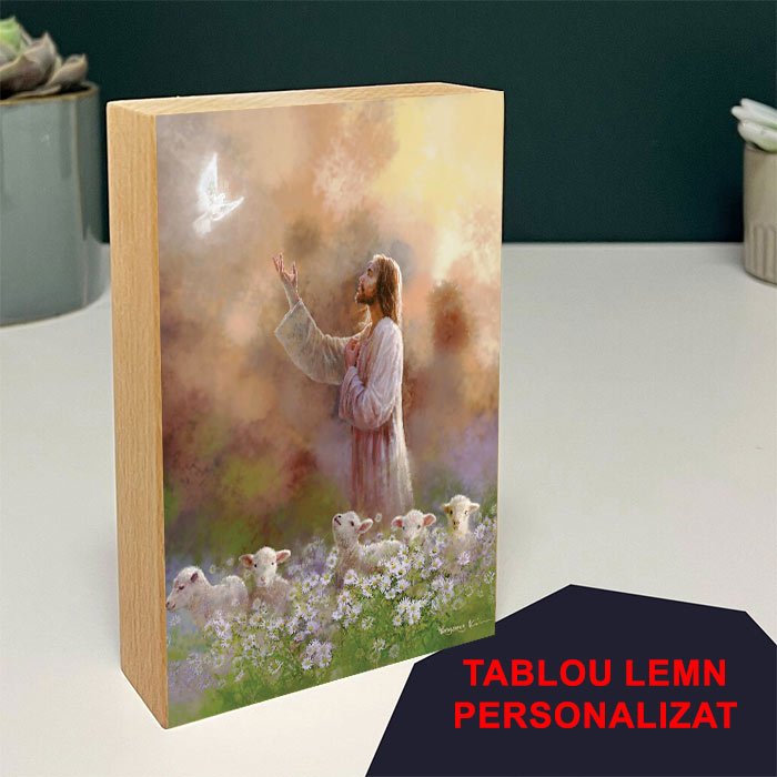 Tablou Lemn Iisus model 14 - TabloPrint