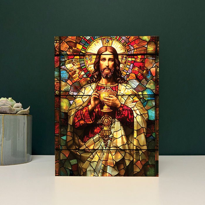 Tablou Lemn Iisus model 1 - TabloPrint