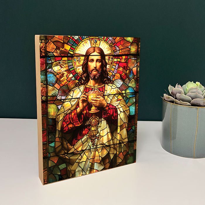 Tablou Lemn Iisus model 1 - TabloPrint