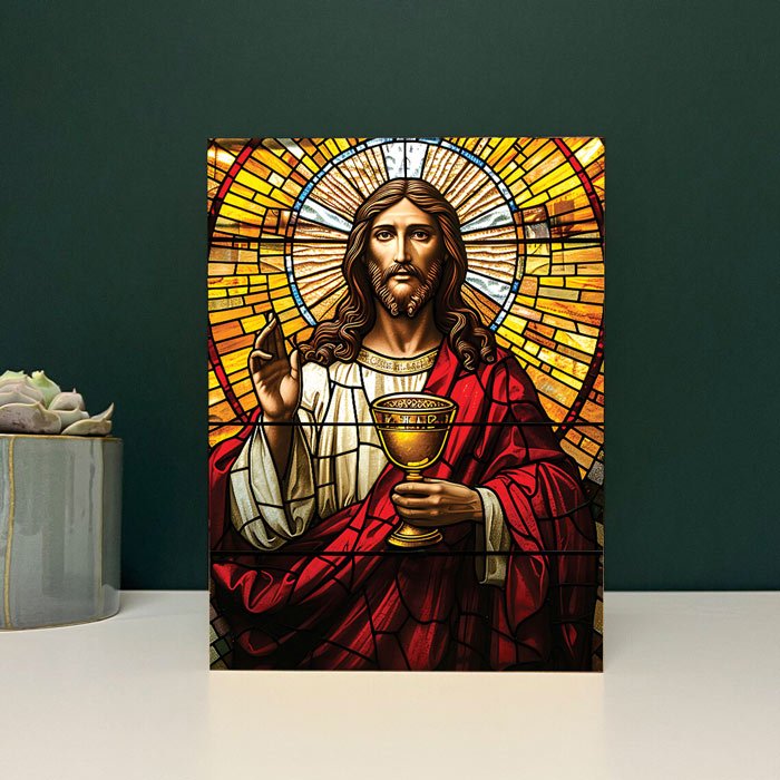 Tablou Lemn Iisus model 2 - TabloPrint