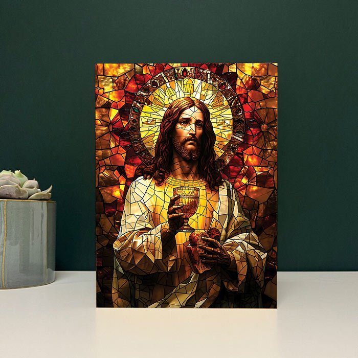 Tablou Lemn Iisus model 3 - TabloPrint