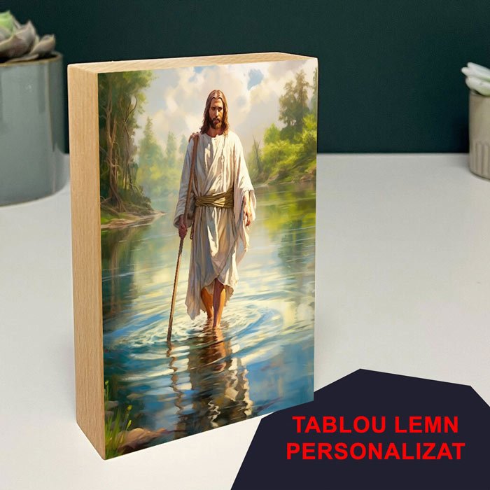 Tablou Lemn Iisus model 4 - TabloPrint