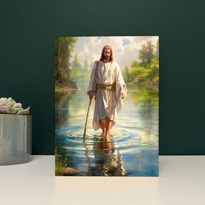 Tablou Lemn Iisus model 4 - TabloPrint