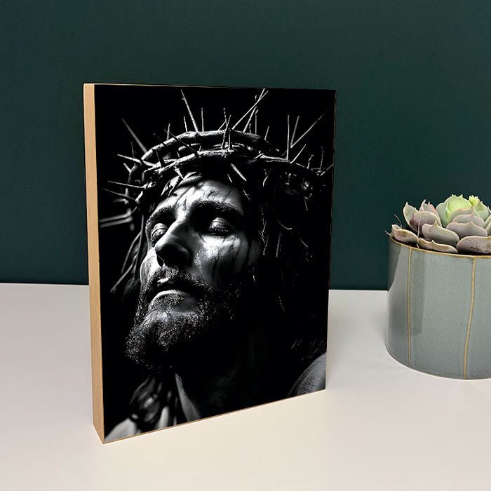 Tablou Lemn Iisus model 6 - TabloPrint
