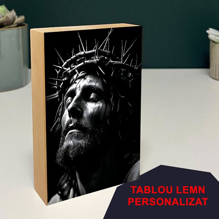 Tablou Lemn Iisus model 6 - TabloPrint