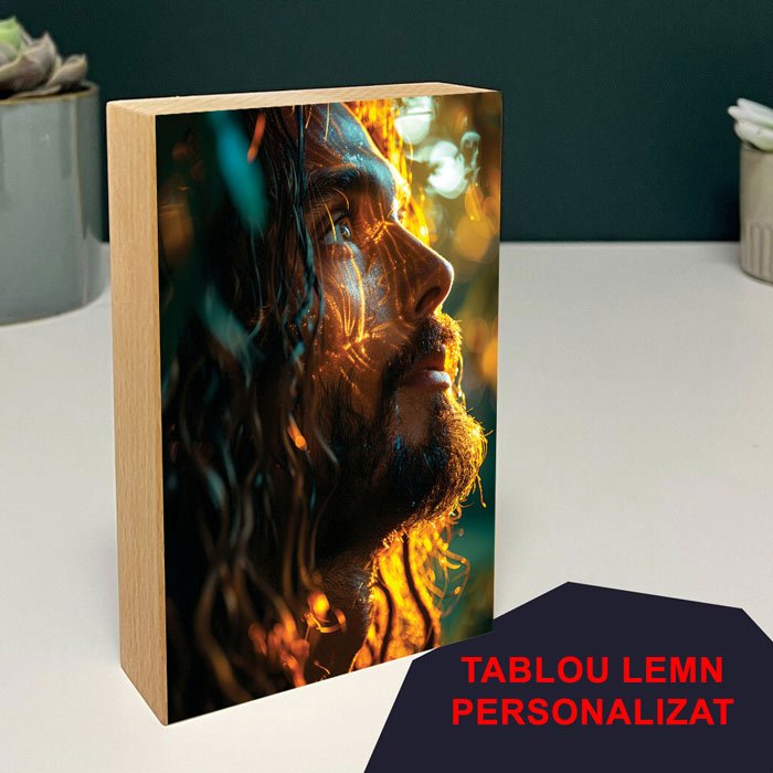 Tablou Lemn Iisus model 7 - TabloPrint