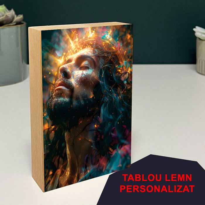 Tablou Lemn Iisus model 8 - TabloPrint