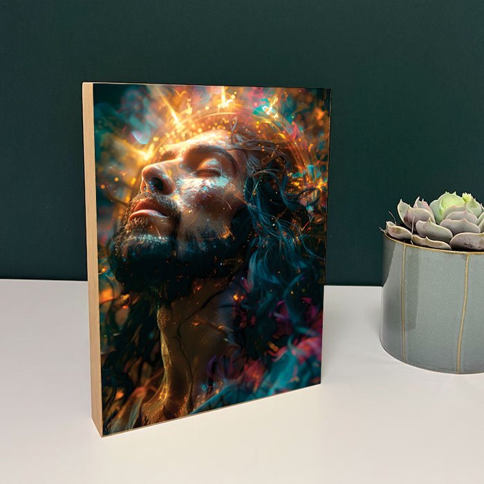 Tablou Lemn Iisus model 8 - TabloPrint