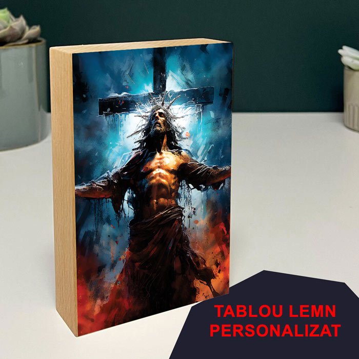 Tablou Lemn Iisus model 9 - TabloPrint