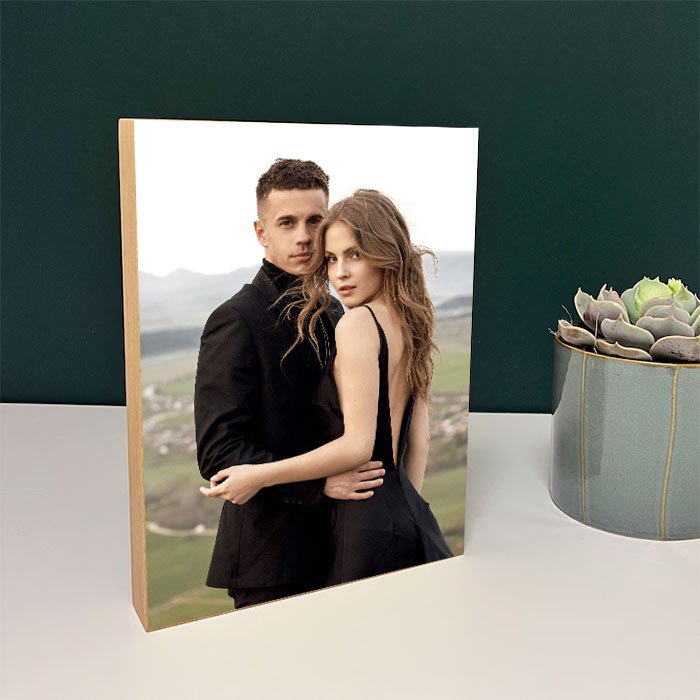 Tablou Lemn Personalizat cu Poza - Cuplu, iubit, iubita, aniversare - TabloPrint