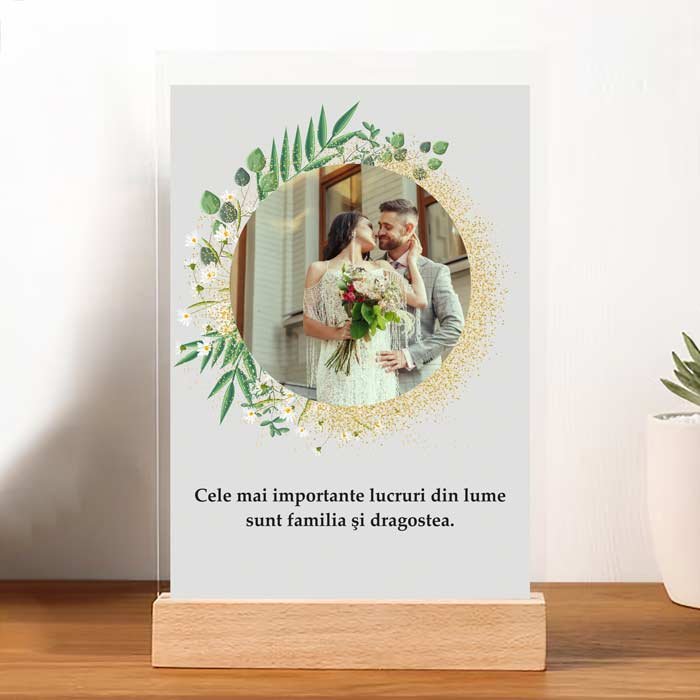 Tablou Personalizat cu Mesaj - Cadou Perfect Cupluri - Tablouri de Nuntă și Evenimente Speciale - TabloPrint