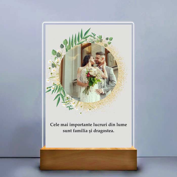 Tablou Personalizat cu Mesaj - Cadou Perfect Cupluri - Tablouri de Nuntă și Evenimente Speciale - TabloPrint
