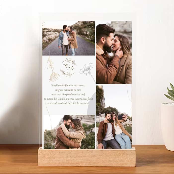 Tablou Personalizat cu Mesaj de Dragoste și Iubire | Cadou Romantic pentru Partenerul Tău – Tablou cu Mesaj Unic pentru Iubire - TabloPrint