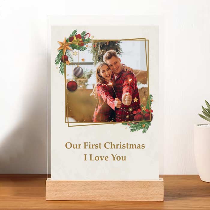 Tablou Personalizat de Crăciun pentru Cupluri – Cadou Unic pentru Iubit/Iubită, Aniversare și Momente Speciale - TabloPrint