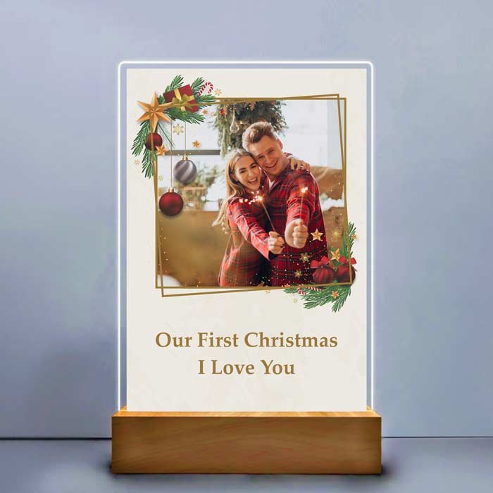 Tablou Personalizat de Crăciun pentru Cupluri – Cadou Unic pentru Iubit/Iubită, Aniversare și Momente Speciale - TabloPrint