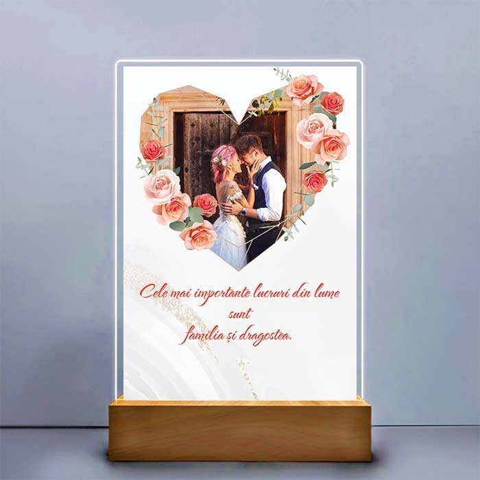 Tablou Personalizat pentru Cupluri - Cadou de Valentine's Day sau Aniversare Relație - TabloPrint