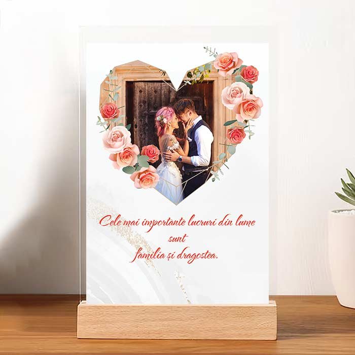 Tablou Personalizat pentru Cupluri - Cadou de Valentine's Day sau Aniversare Relație - TabloPrint