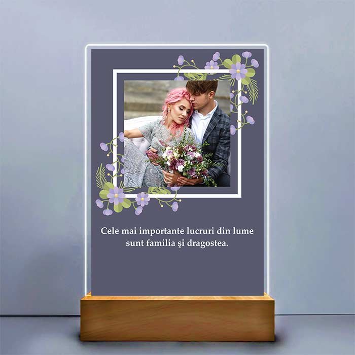 Tablou Personalizat pentru Nasi | Cadou Nunta sau Aniversare Cuplu | Mesaj Emoționant de Iubire - TabloPrint