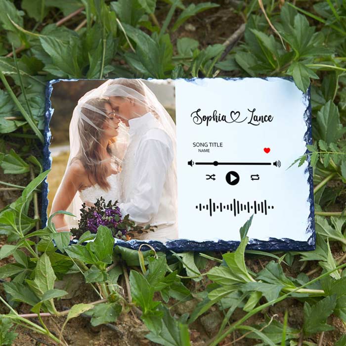 Tablou Spotify personalizat din roca vulcanica - TabloPrint