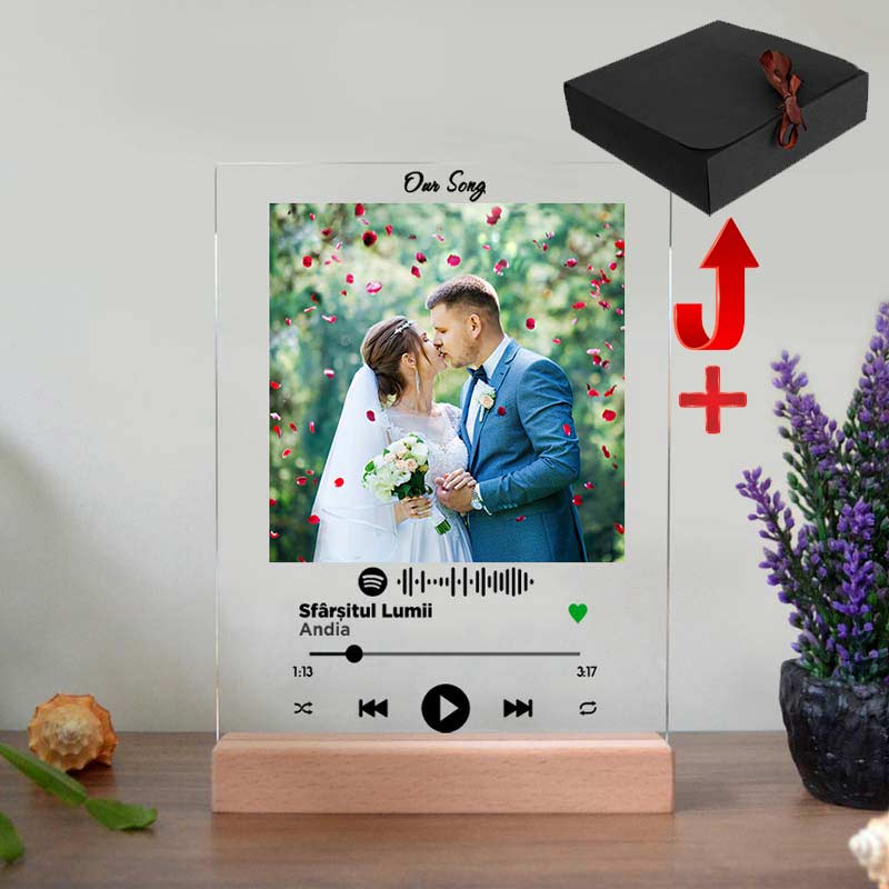 Tablou Spotify Placheta Personalizata Our Song - TabloPrint