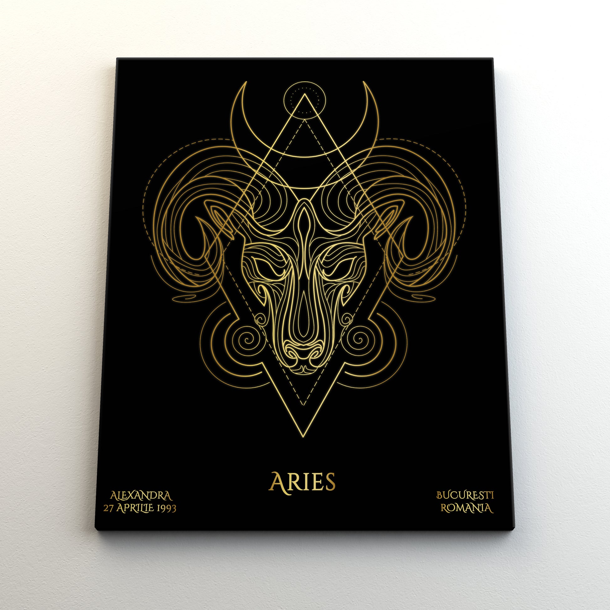 Tablou Zodiac Personalizat Luxury - Berbec - TabloPrint - Tablouri/Cadouri Personalizate 