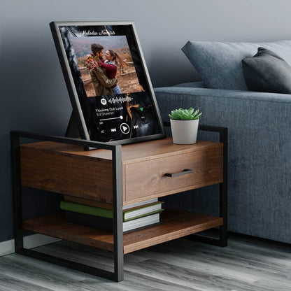 Tablou Spotify Personalizat Our Song Luxury cadoul perfect pentru cupluri de craciun, aniversare sau Valentine's Day