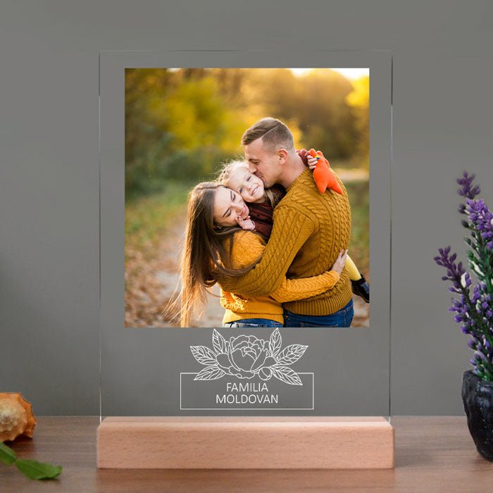 Placheta Personalizata cu Poza - Model Family - TabloPrint