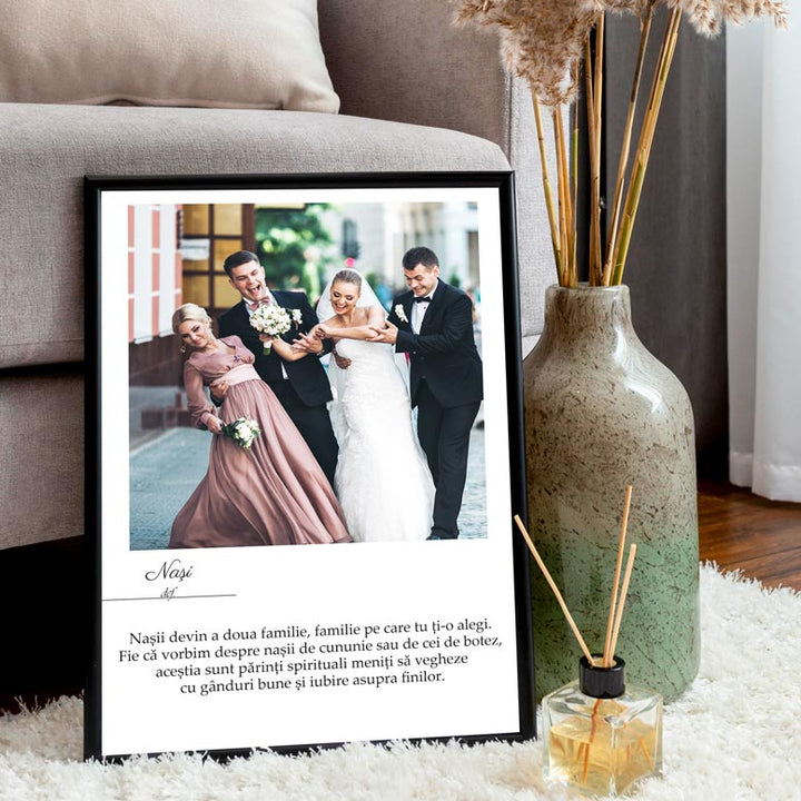 Tablou cu poza si mesaj definitie - Nasi - TabloPrint