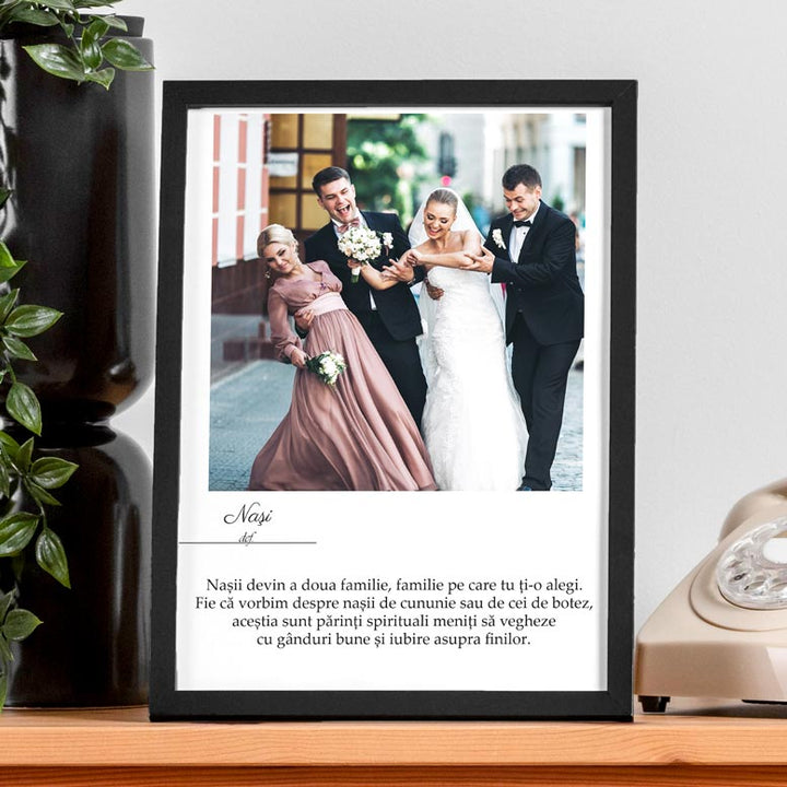 Tablou cu poza si mesaj definitie - Nasi - TabloPrint