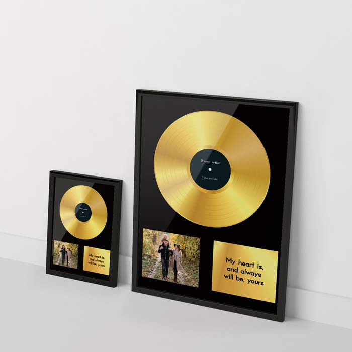 Tablou Personalizat Gold Music - TabloPrint