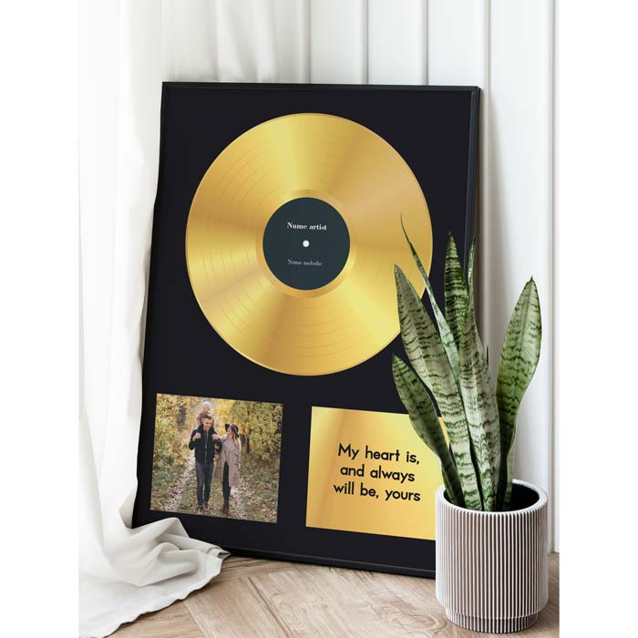 Tablou Personalizat Gold Music - TabloPrint