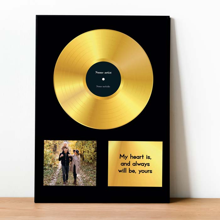 Tablou Personalizat Gold Music - TabloPrint