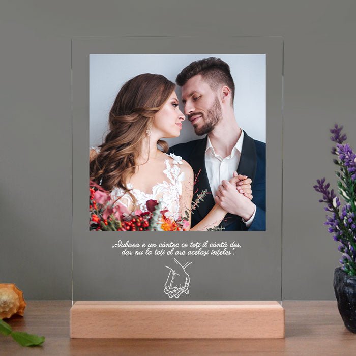 Tablou Personalizat pe Sticla - Placheta Hands 1 - TabloPrint