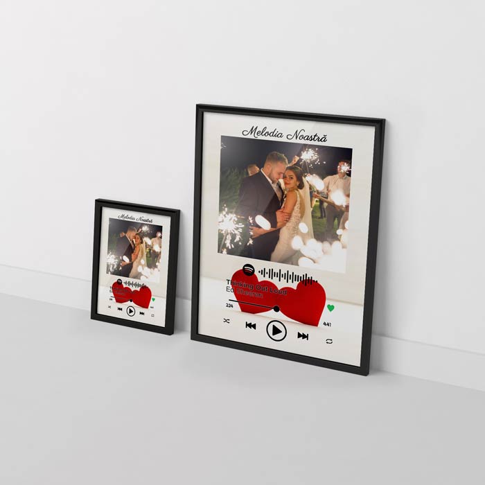 Tablou Spotify Personalizat Our Song Love - TabloPrint