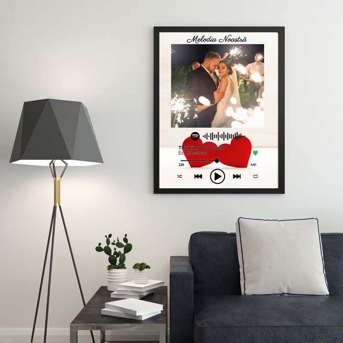 Tablou Spotify Personalizat Our Song Love - TabloPrint