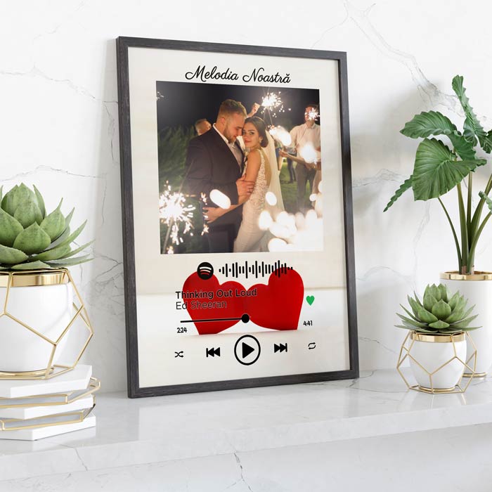 Tablou Spotify Personalizat Our Song Love - TabloPrint