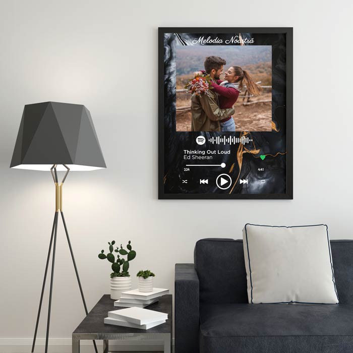 Tablou Spotify Personalizat Our Song Luxury - TabloPrint