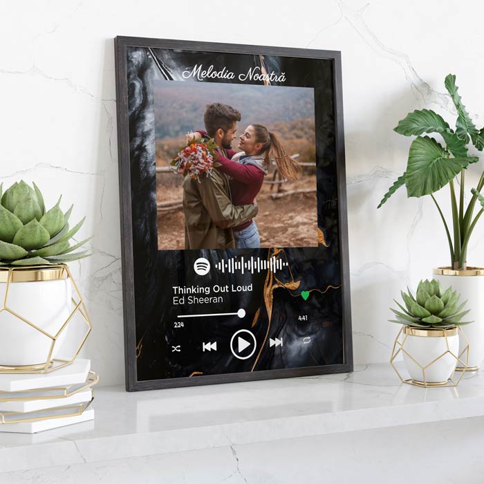 Tablou Spotify Personalizat Our Song Luxury - TabloPrint