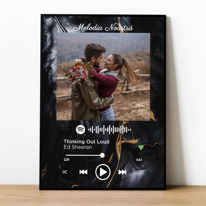 Tablou Spotify Personalizat Our Song Luxury - TabloPrint