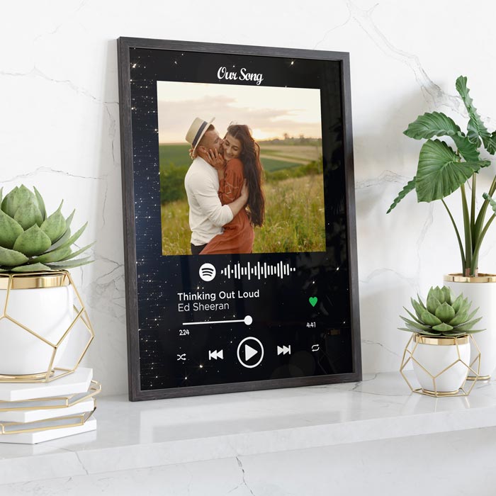 Tablou Spotify Personalizat Our Song Stars - TabloPrint